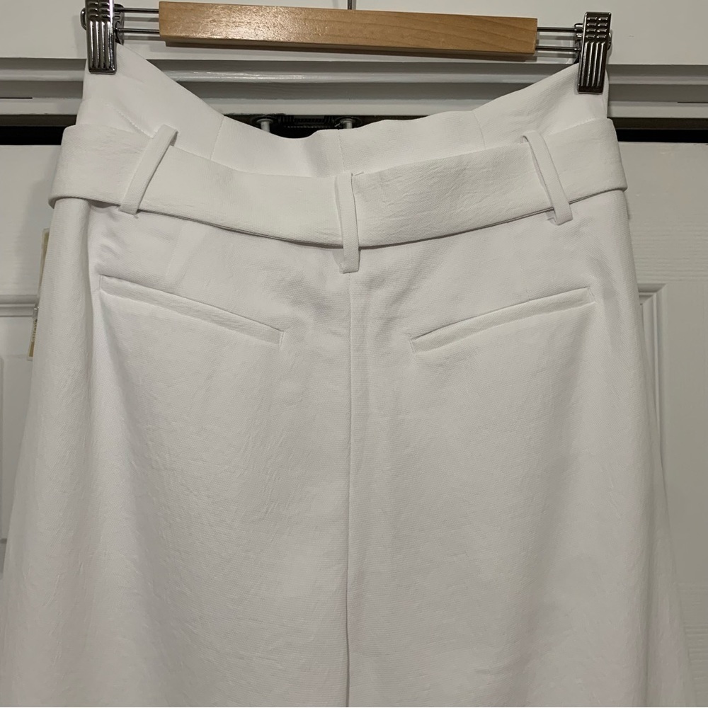 Michael Kors belted‎ woven crop pants size 4 - Picture 3 of 8